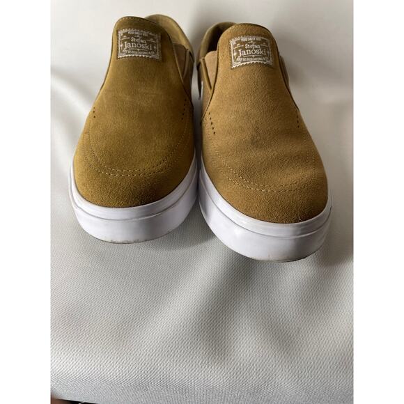 Nike SB Zoom Stefan Janoski Slip-On Shoes Golden-Tan Men's Size 11 - Picture 7 of 8